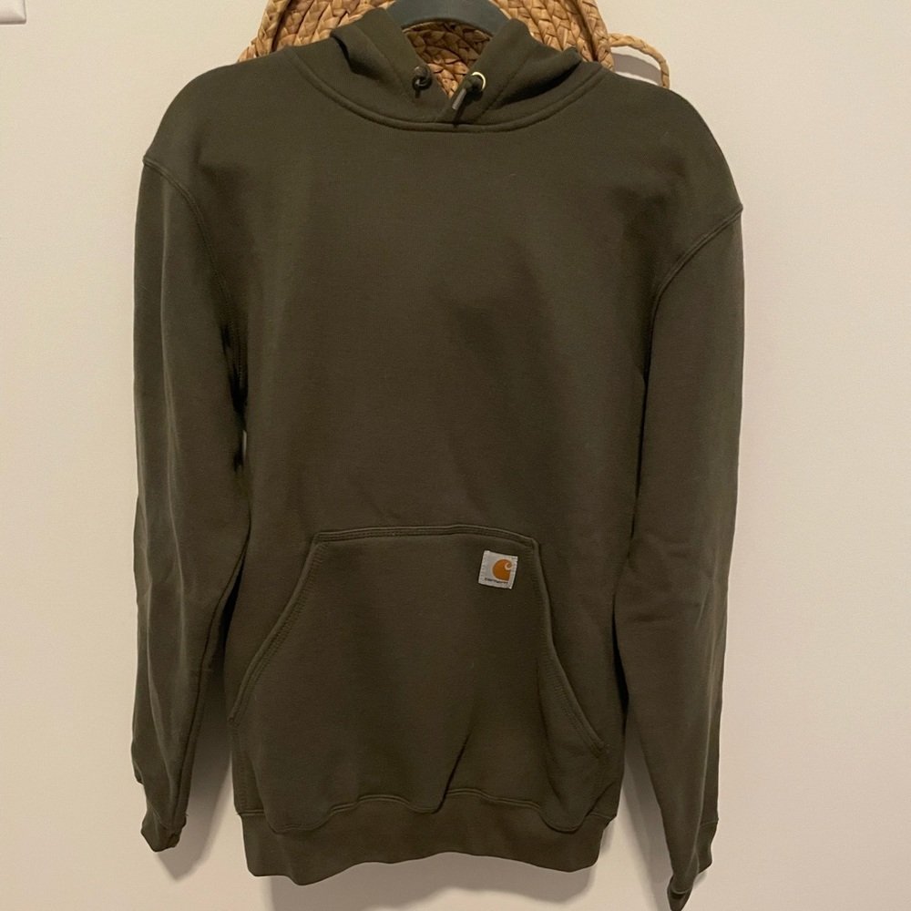 Carhartt olive green original fit hoodie